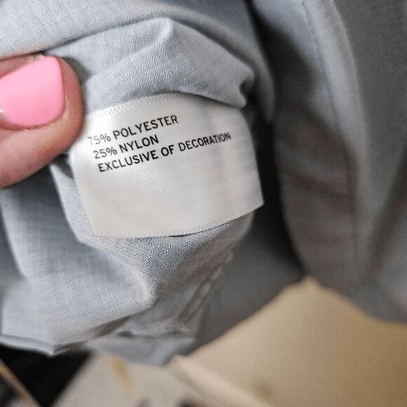 Duluth Trading Co.Active Fit  Long Sleeve Button Down Shirt 3237-108 Men's Blue - Picture 4 of 5